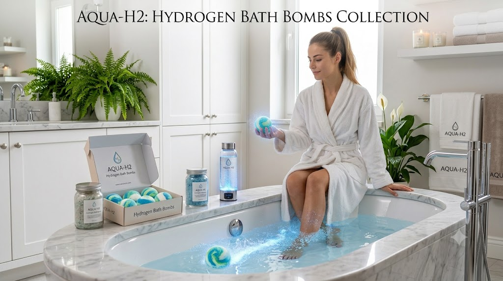 Therapeutic Active Hydrogen Bath Bombs